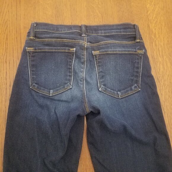 J Brand Straight Leg Dark Blue Stretch Denim Jeans - Picture 8 of 11